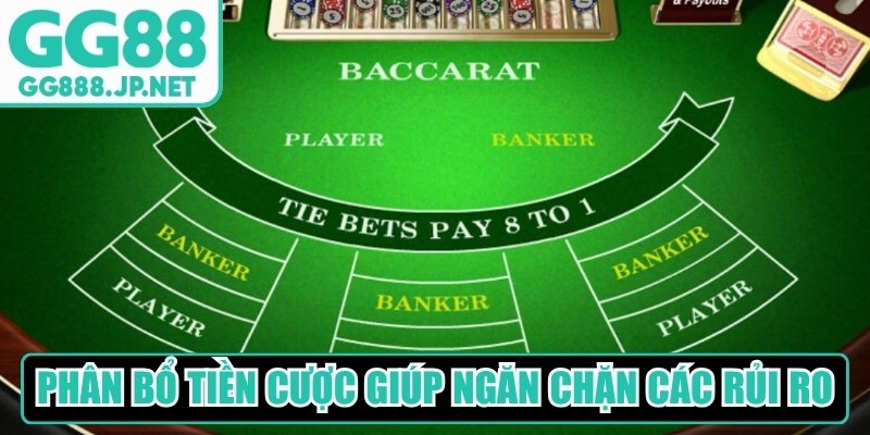 Phân bổ tiền cược hợp lý giúp ngăn chặn các rủi ro