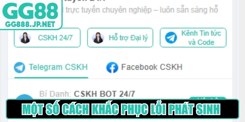 Một số cách khắc phục lỗi phát sinh khi đăng nhập GG88 một cách nhanh chóng
