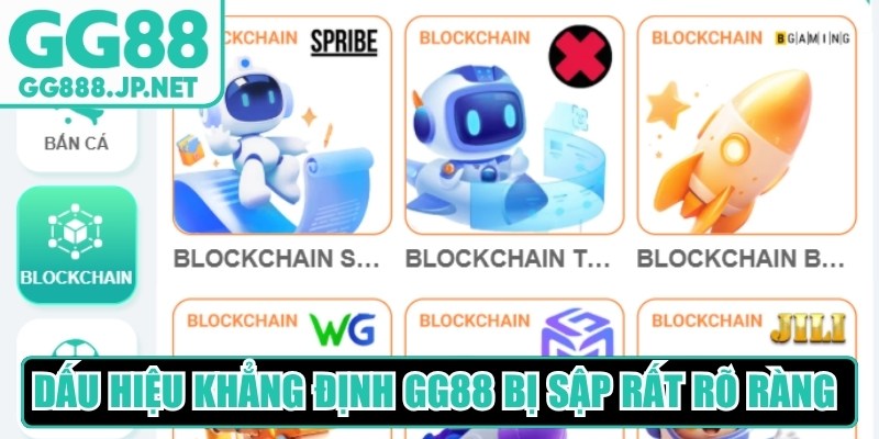 Dấu hiệu khẳng định GG88 bị sập không rất rõ ràng, an toàn