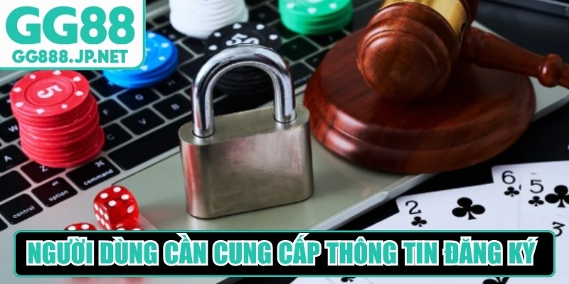 Người dùng cần phải cung cấp thông tin đăng ký chính xác, đầy đủ